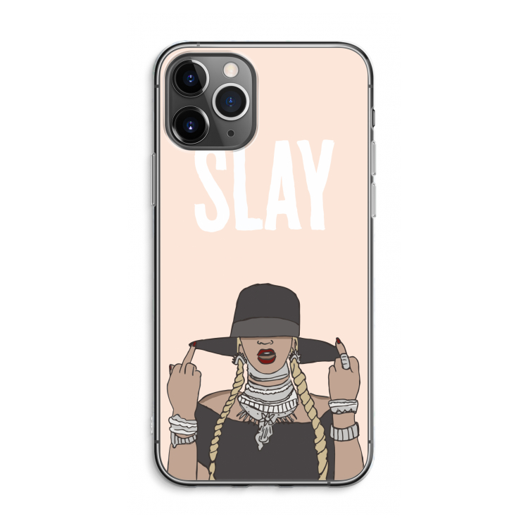 CaseCompany Slay All Day: iPhone 11 Pro Max Transparant Hoesje