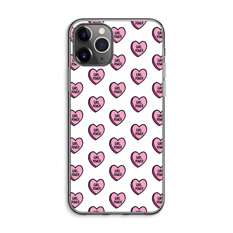 GIRL POWER: iPhone 11 Pro Max Transparant Hoesje
