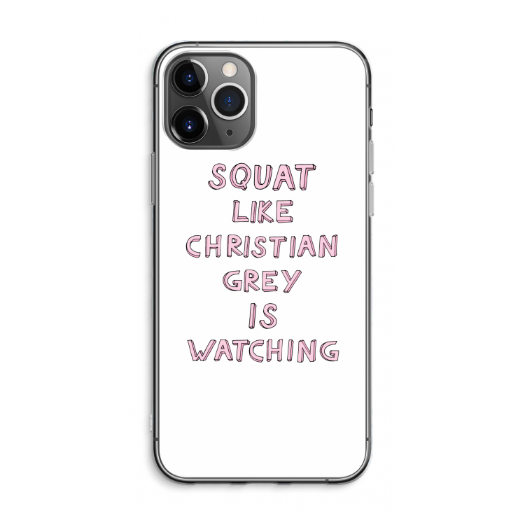 Christian Grey: iPhone 11 Pro Max Transparant Hoesje