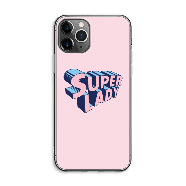 CaseCompany Superlady: iPhone 11 Pro Max Transparant Hoesje