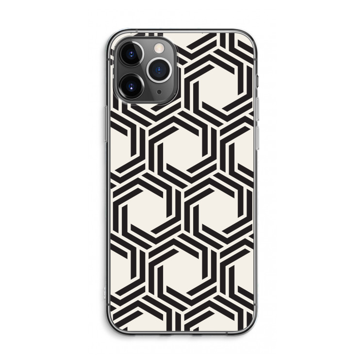 Geometrisch patroon: iPhone 11 Pro Max Transparant Hoesje