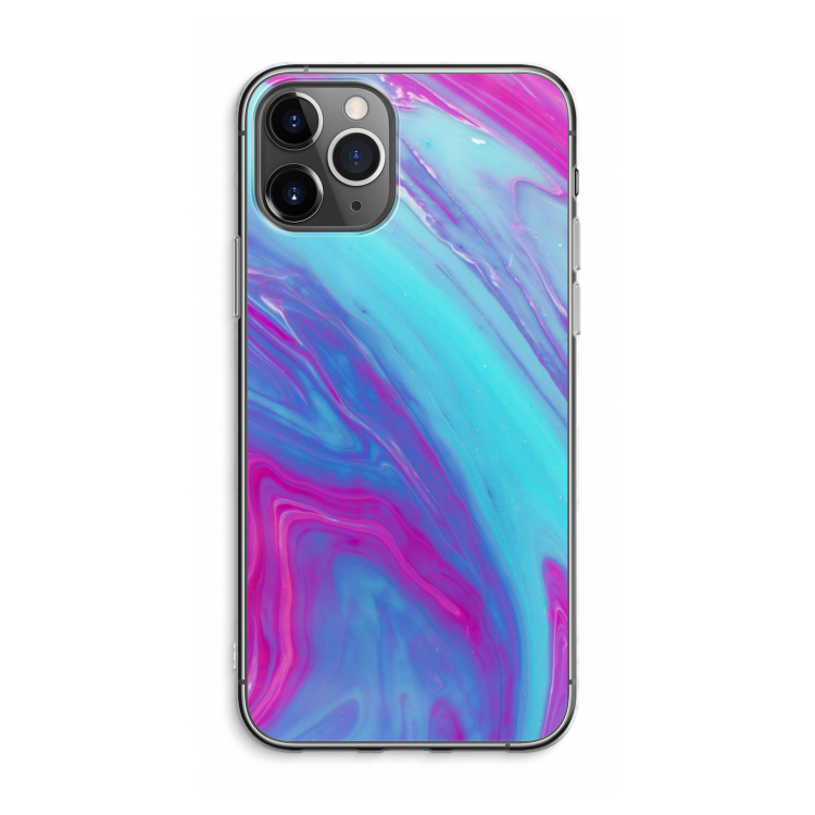 CaseCompany Zweverige regenboog: iPhone 11 Pro Max Transparant Hoesje