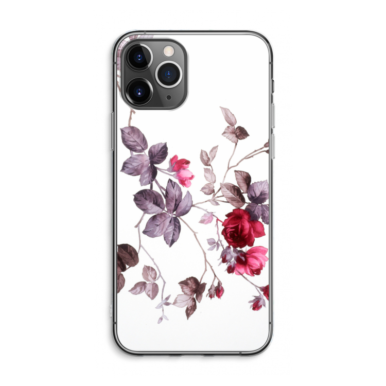 Mooie bloemen: iPhone 11 Pro Max Transparant Hoesje
