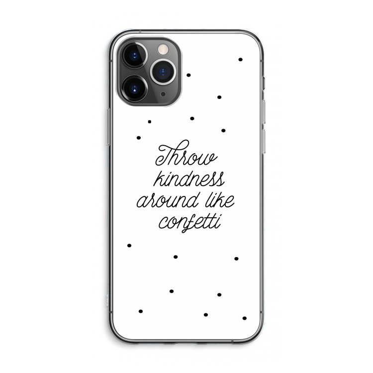 Confetti: iPhone 11 Pro Max Transparant Hoesje