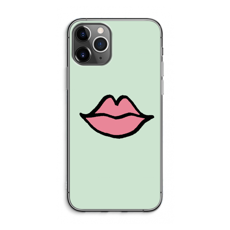 Kusje: iPhone 11 Pro Max Transparant Hoesje