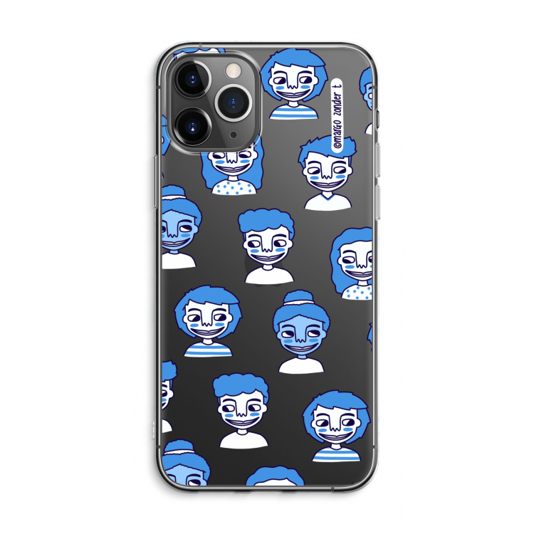 Gezichtjes: iPhone 11 Pro Max Transparant Hoesje