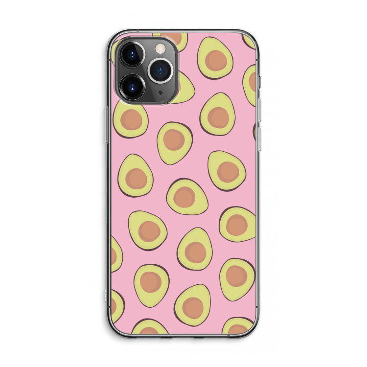 Dancing avocados: iPhone 11 Pro Max Transparant Hoesje
