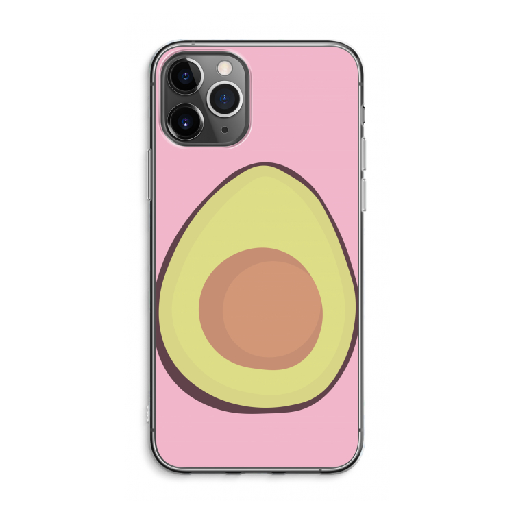 CaseCompany Avocado: iPhone 11 Pro Max Transparant Hoesje
