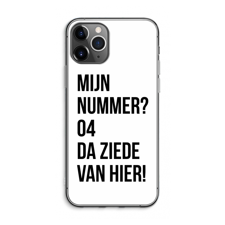 Da ziede van hier: iPhone 11 Pro Max Transparant Hoesje
