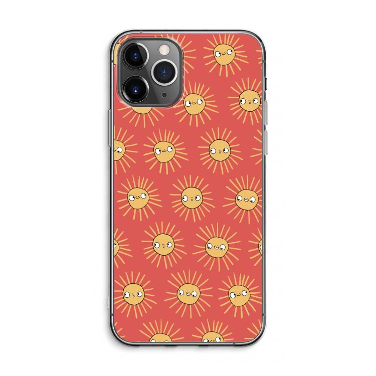CaseCompany Zon: iPhone 11 Pro Max Transparant Hoesje