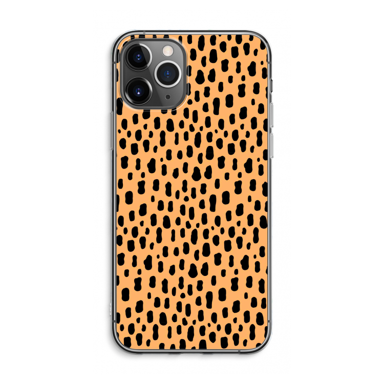CaseCompany Panter: iPhone 11 Pro Max Transparant Hoesje