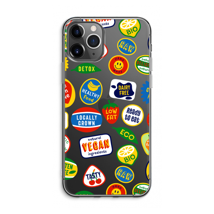 Fruitsticker: iPhone 11 Pro Max Transparant Hoesje