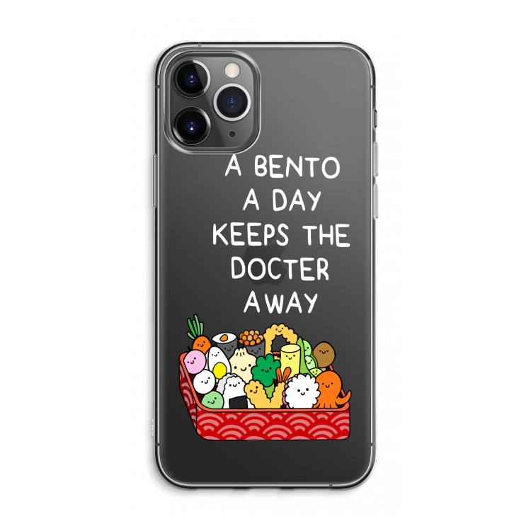 CaseCompany Bento a day: iPhone 11 Pro Max Transparant Hoesje