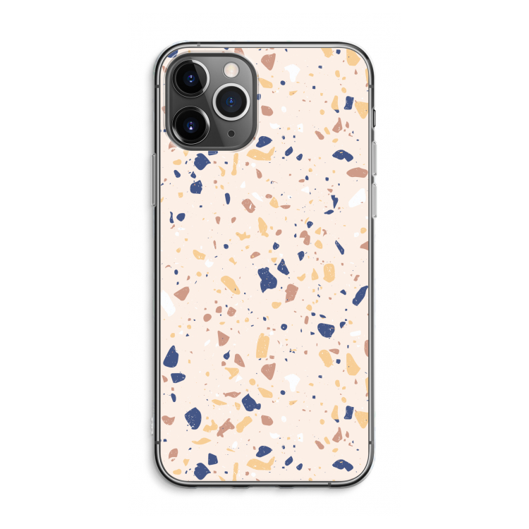 CaseCompany Terrazzo N°23: iPhone 11 Pro Max Transparant Hoesje
