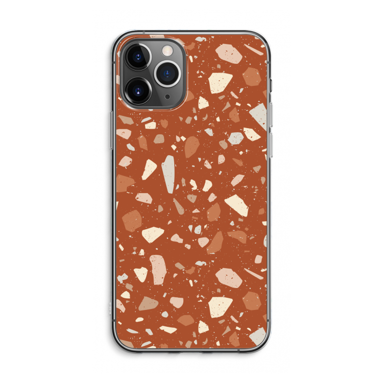CaseCompany Terrazzo N°22: iPhone 11 Pro Max Transparant Hoesje