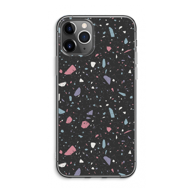 CaseCompany Terrazzo N°16: iPhone 11 Pro Max Transparant Hoesje