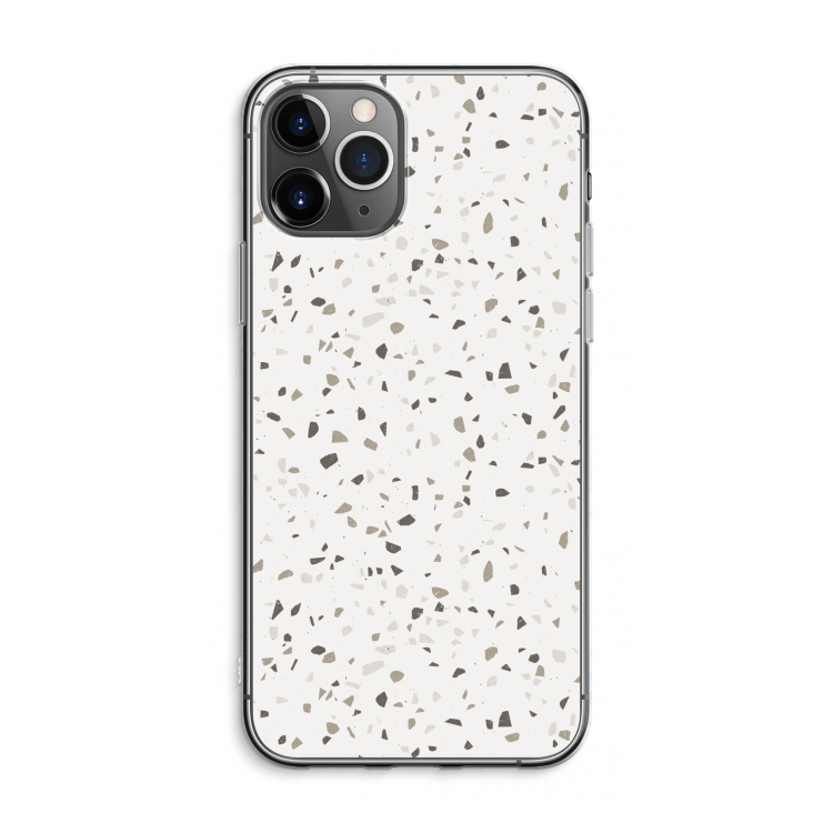 CaseCompany Terrazzo N°14: iPhone 11 Pro Max Transparant Hoesje