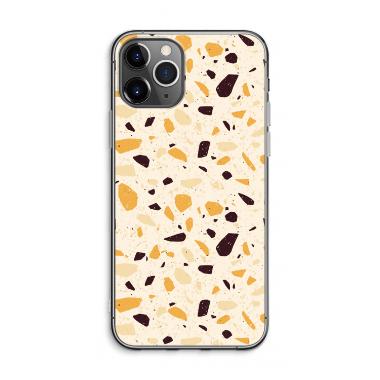 CaseCompany Terrazzo N°13: iPhone 11 Pro Max Transparant Hoesje