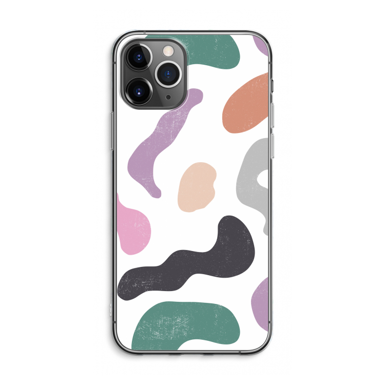 Memphis Shapes: iPhone 11 Pro Max Transparant Hoesje