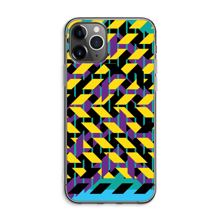 CaseCompany Skew Bee 3: iPhone 11 Pro Max Transparant Hoesje