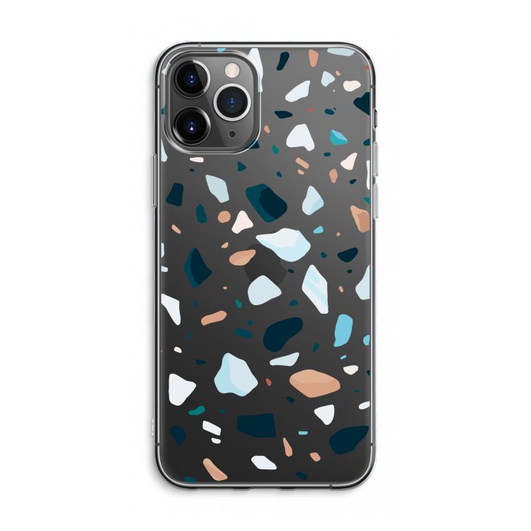 CaseCompany Terrazzo N°13: iPhone 11 Pro Max Transparant Hoesje