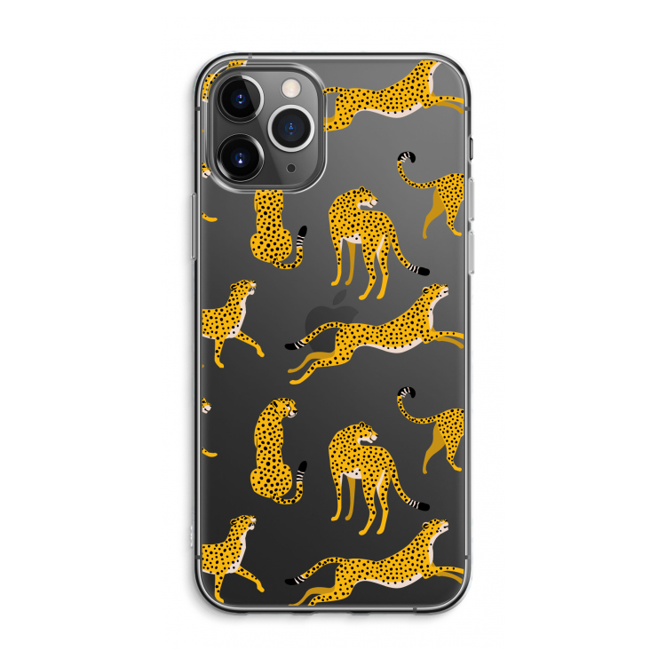 Luipaard: iPhone 11 Pro Max Transparant Hoesje