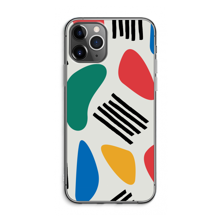 Illustratieve pop 1: iPhone 11 Pro Max Transparant Hoesje