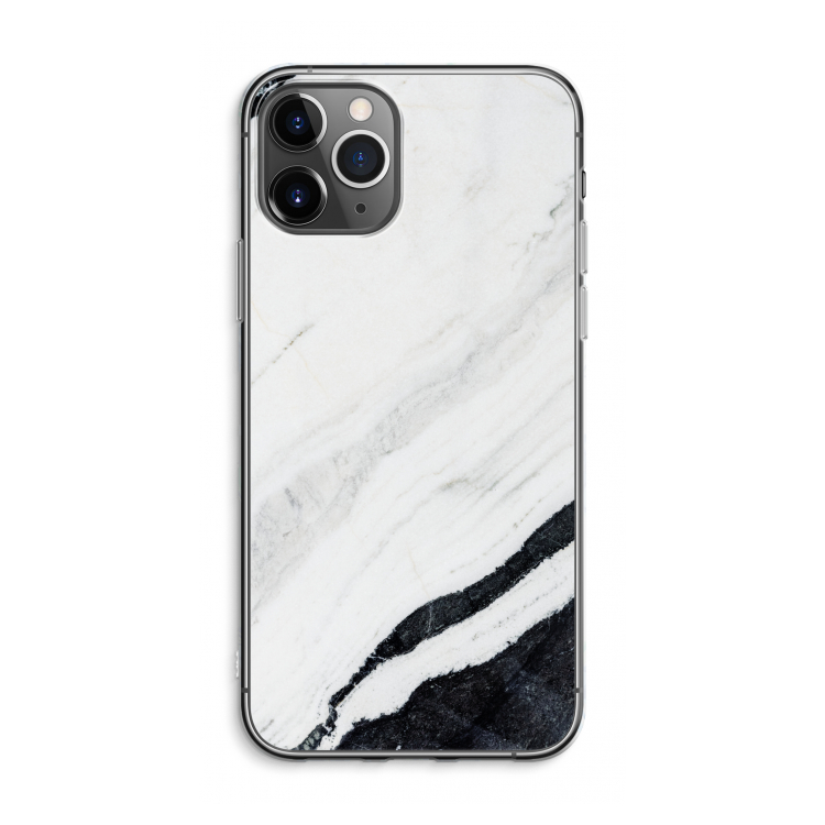 Elegante marmer: iPhone 11 Pro Max Transparant Hoesje