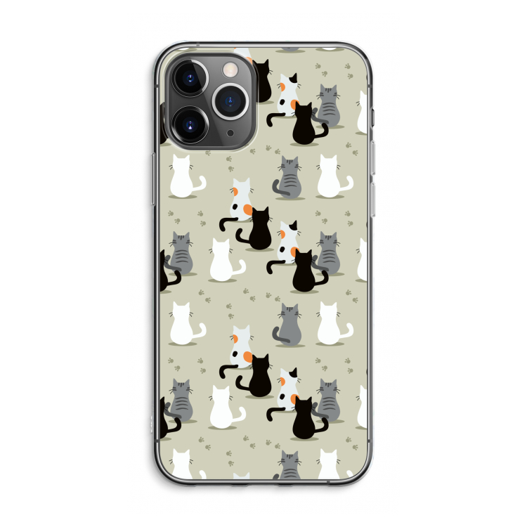 Katten: iPhone 11 Pro Max Transparant Hoesje
