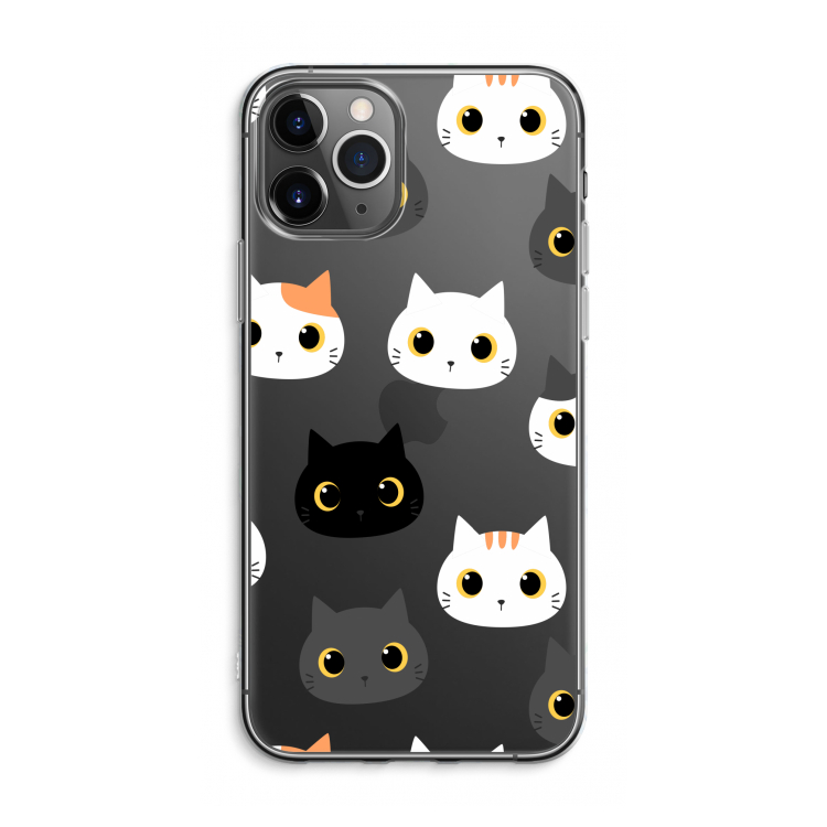 Katten: iPhone 11 Pro Max Transparant Hoesje