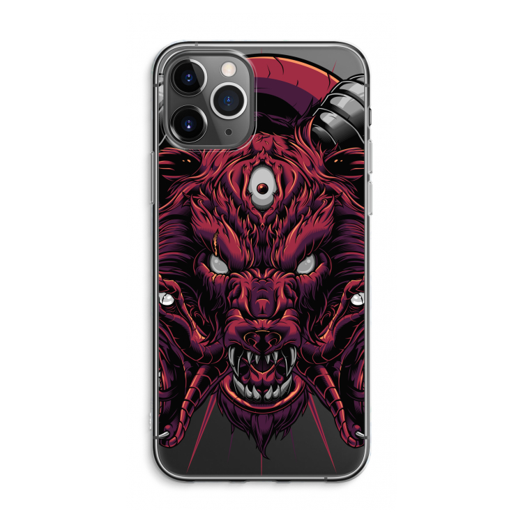 Hell Hound and Serpents: iPhone 11 Pro Max Transparant Hoesje