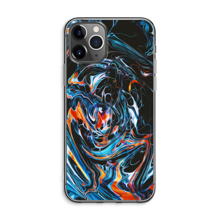 CaseCompany Black Unicorn: iPhone 11 Pro Max Transparant Hoesje
