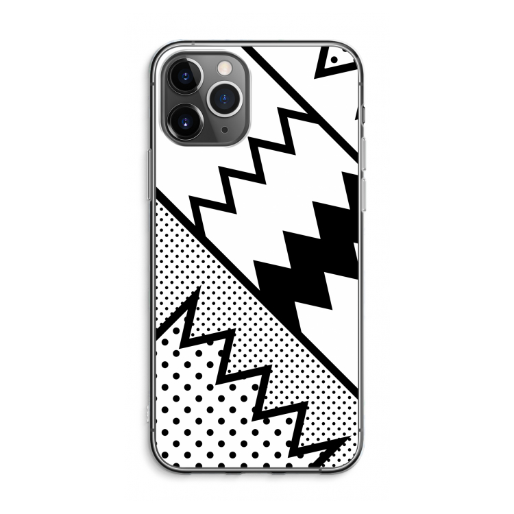 CaseCompany Pop Art #5: iPhone 11 Pro Max Transparant Hoesje