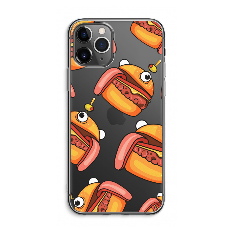 Hamburger: iPhone 11 Pro Max Transparant Hoesje