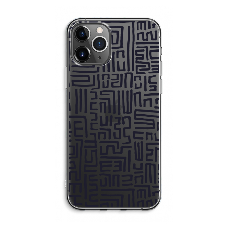 Moroccan Print: iPhone 11 Pro Max Transparant Hoesje