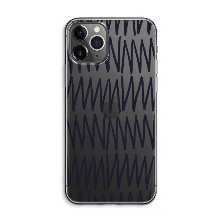 Marrakech Zigzag: iPhone 11 Pro Max Transparant Hoesje