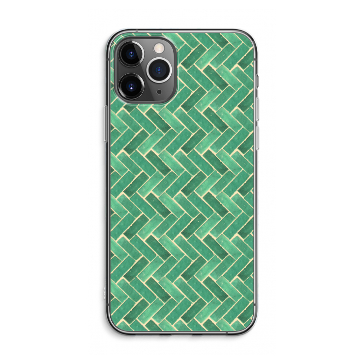 CaseCompany Moroccan tiles 2: iPhone 11 Pro Max Transparant Hoesje