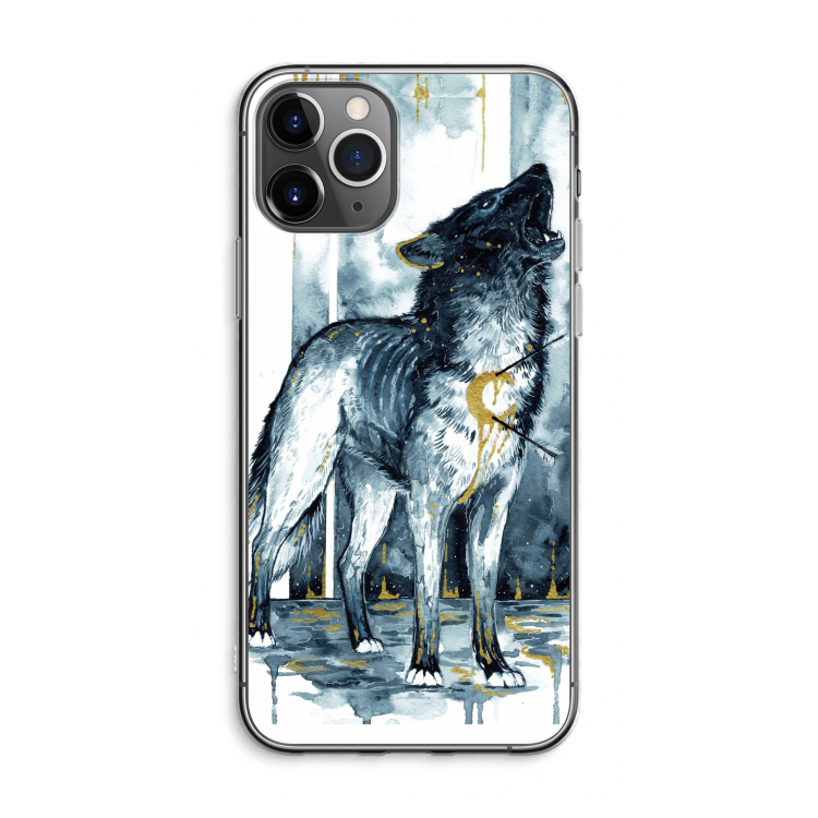 CaseCompany Bleeding Soul: iPhone 11 Pro Max Transparant Hoesje