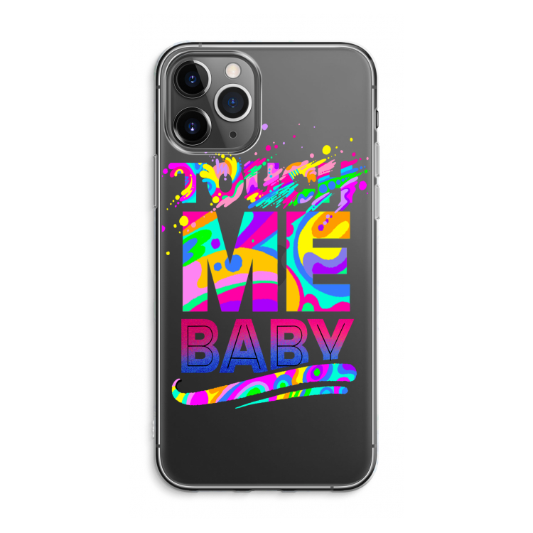 CaseCompany Touch Me: iPhone 11 Pro Max Transparant Hoesje