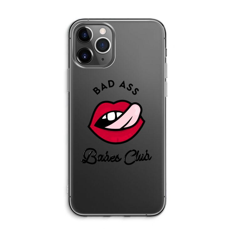 CaseCompany Badass Babes Club: iPhone 11 Pro Max Transparant Hoesje