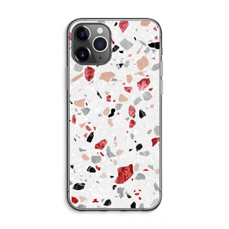 CaseCompany Terrazzo N°12: iPhone 11 Pro Max Transparant Hoesje