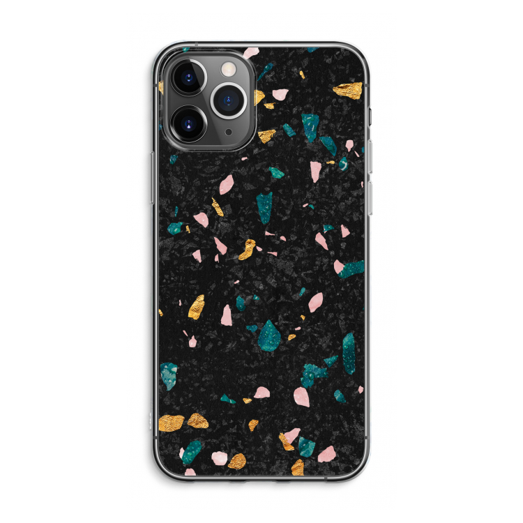 CaseCompany Terrazzo N°10: iPhone 11 Pro Max Transparant Hoesje