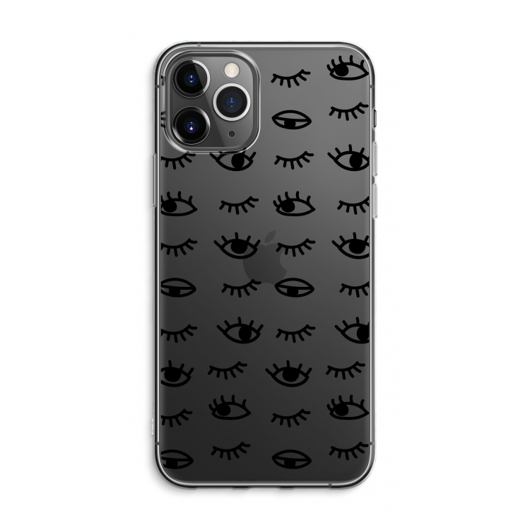 Eye pattern #2: iPhone 11 Pro Max Transparant Hoesje