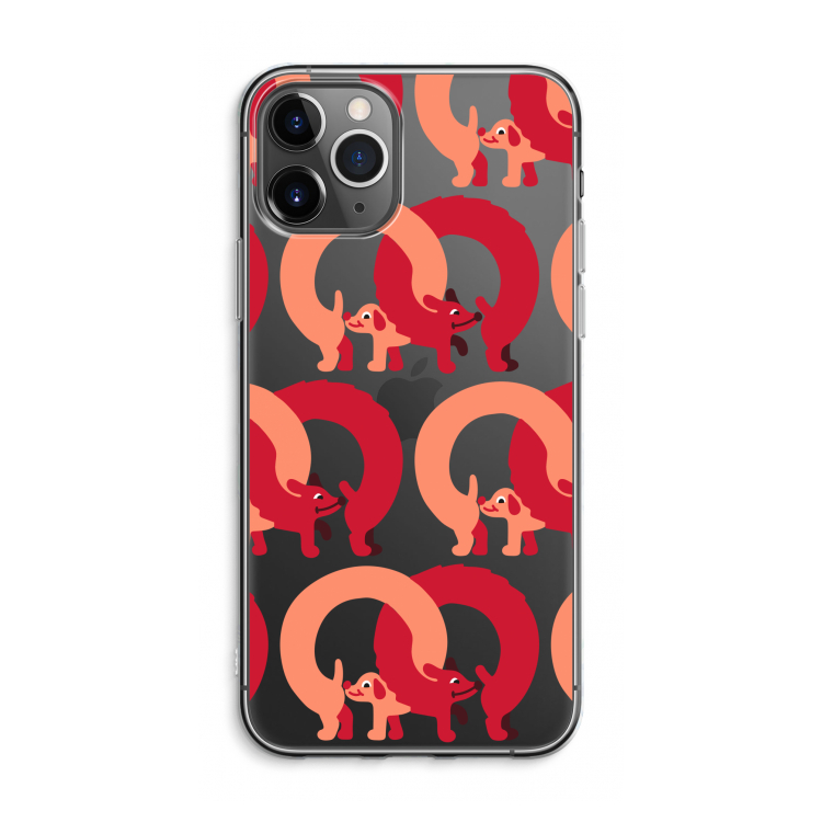 Dogs: iPhone 11 Pro Max Transparant Hoesje