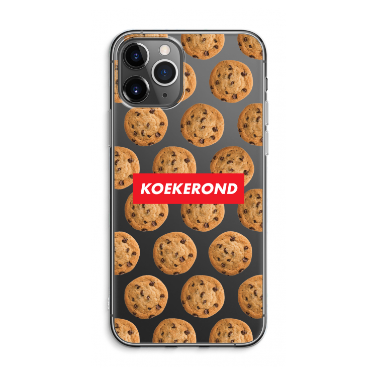 Koekerond: iPhone 11 Pro Max Transparant Hoesje