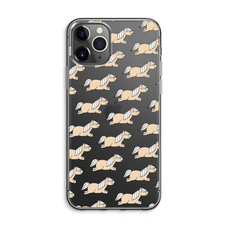 CaseCompany Ponys: iPhone 11 Pro Max Transparant Hoesje