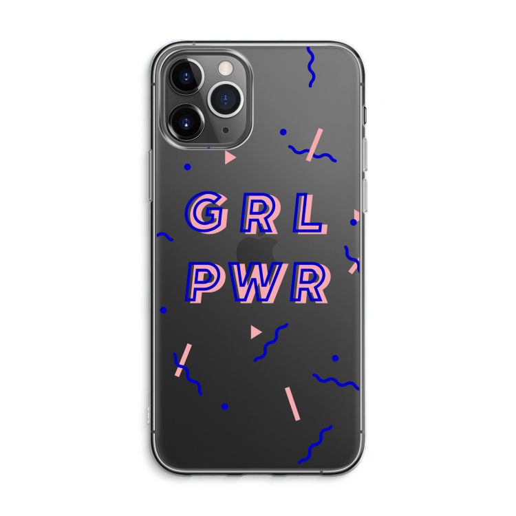 GRL PWR: iPhone 11 Pro Max Transparant Hoesje