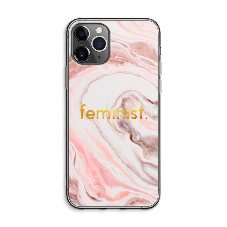 Feminist: iPhone 11 Pro Max Transparant Hoesje