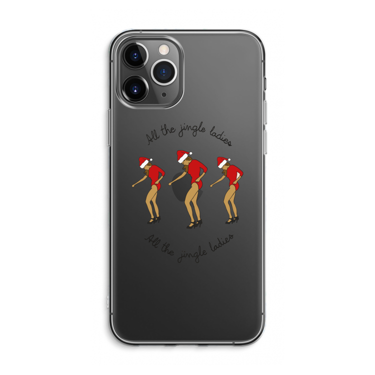 Jingle Ladies: iPhone 11 Pro Max Transparant Hoesje
