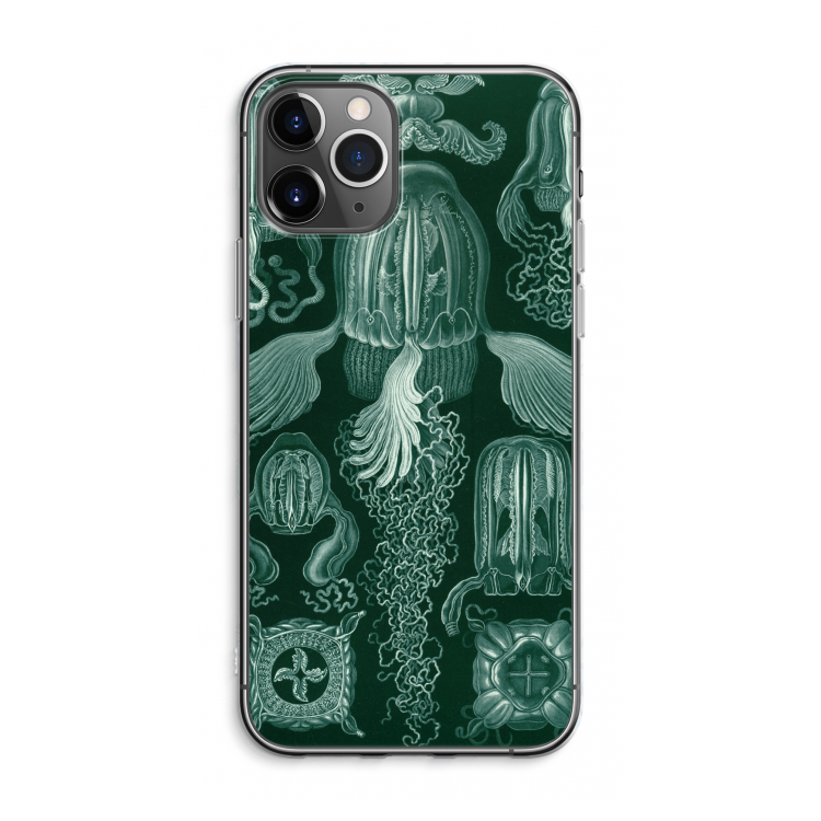 Haeckel Cubomedusae: iPhone 11 Pro Max Transparant Hoesje